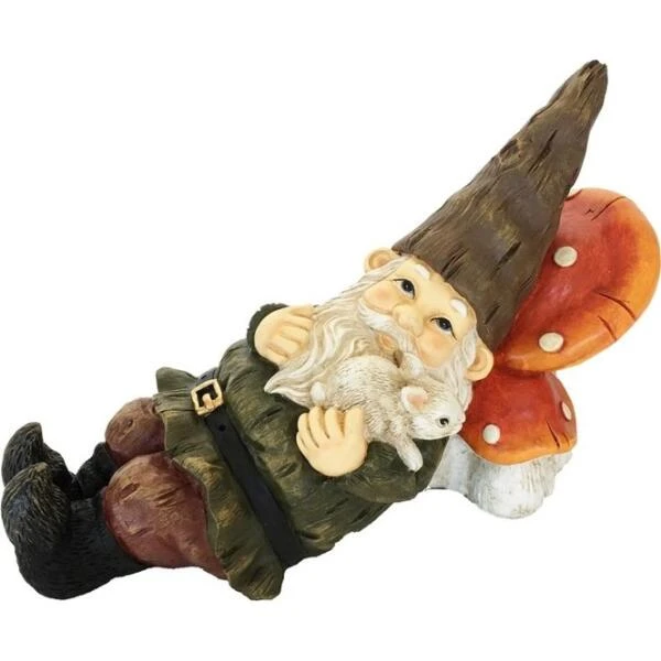 ESSCHERT DESIGN Tuinkabouter Rustend - Afbeelding 2