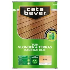 Cetabever Vlonder- & Terrasolie Bankirai UV Proof, Blank - 4 L