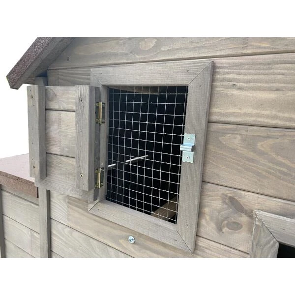 Kippenhok Chalet Flora Met Legnest - 126 × 62 × 107 Cm - Afbeelding 4