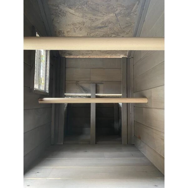 Kippenhok Chalet Flora Met Legnest - 126 × 62 × 107 Cm - Afbeelding 6