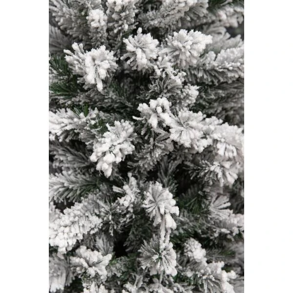 Kunststof Kerstboom Chandler Slim Frosted Black Box - 215 Cm - Afbeelding 3