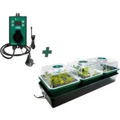 Elektrische Vensterbankkas Met Waterreservoir + Universele Digitale Thermostaat