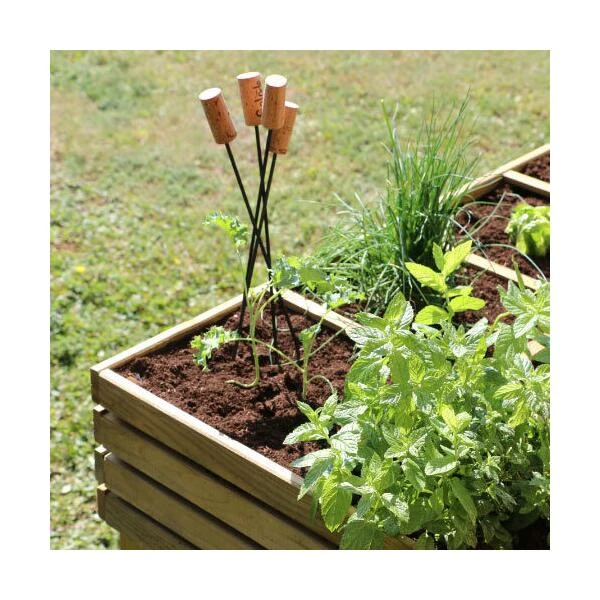 Moestuinbak 108 L Verhoogd - 100 × 60 × 80 Cm - Afbeelding 4