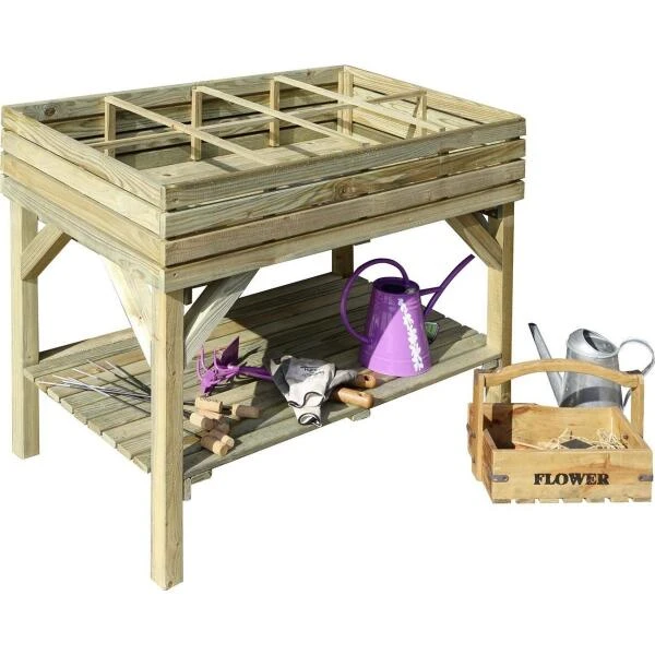 Moestuinbak 108 L Verhoogd - 100 × 60 × 80 Cm