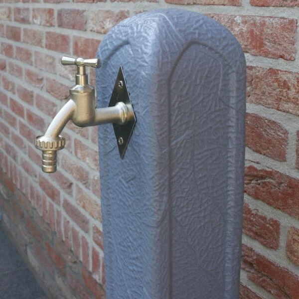 Waterzuil Met Kraan En Aansluiting - Grijs - Afbeelding 4
